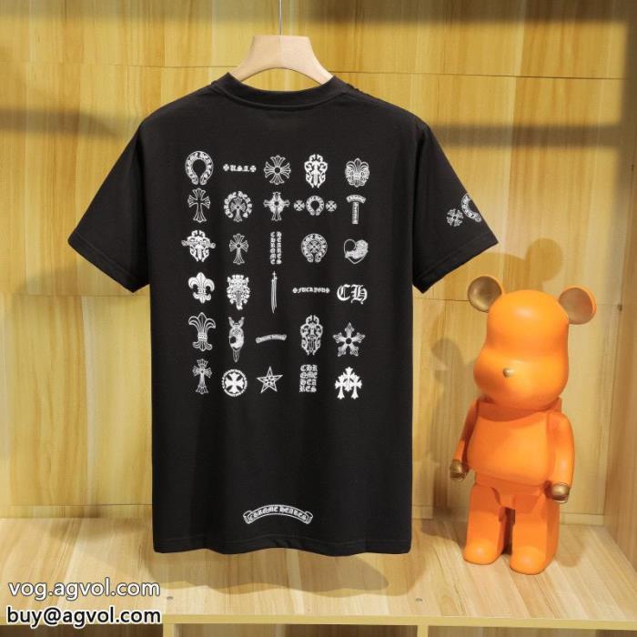 偽 ブランド 購入CHROME HEARTSコスパ最強新作におすすめ新着入荷半袖Tシャツ_0_0
