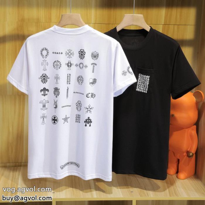 偽 ブランド 購入CHROME HEARTSコスパ最強新作におすすめ新着入荷半袖Tシャツ_0_1
