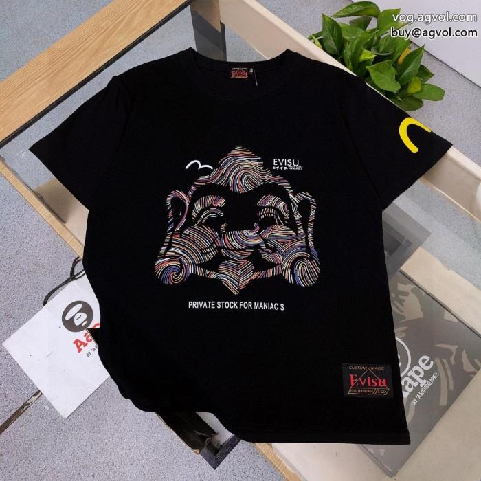 半袖Tシャツ人気セール100%新品オススメのお品ブランド 偽物 激安EVISU_0_3