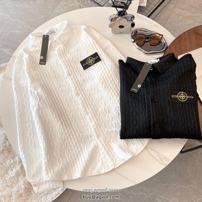 通販 ブランド長袖シャツStone Island定番のスタイル2023限定オーバーサイズ_0_1