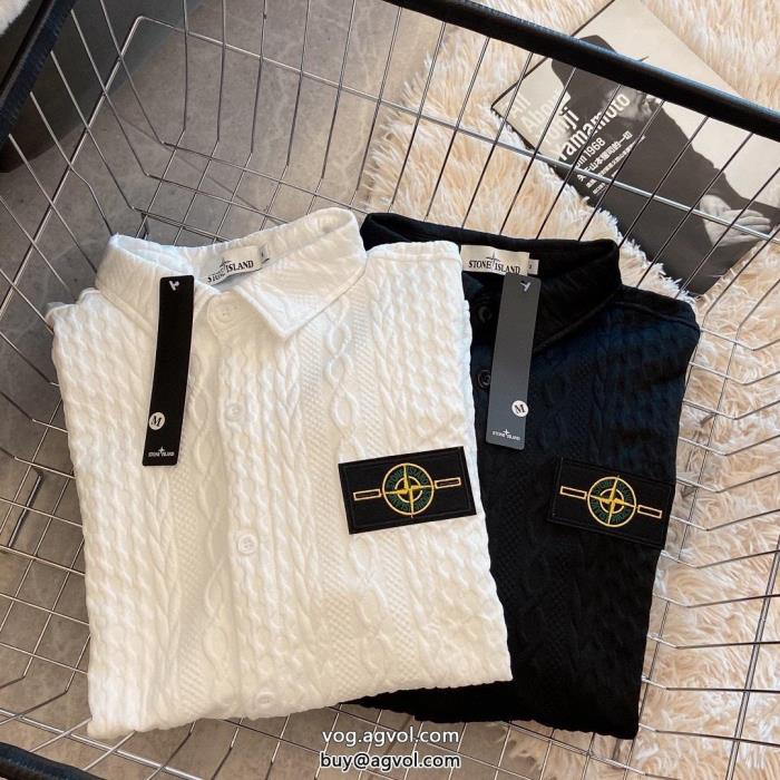 通販 ブランド長袖シャツStone Island定番のスタイル2023限定オーバーサイズ_0_4