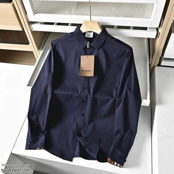 スーパー コピー 安心 長袖シャツ合わせると明るい印象涼しげな印象のBURBERRY_0_2