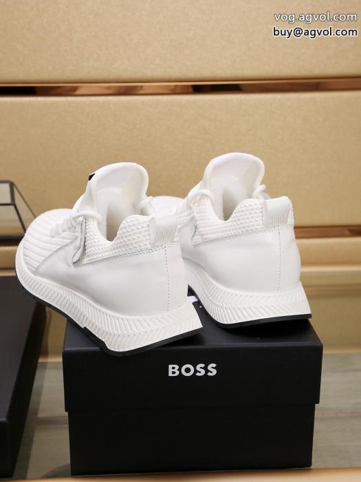 スニーカーHUGO BOSSブランド コピー 販売 風合いが魅力目を引く1着_0_1