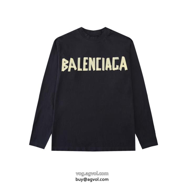 balenciagaブランド コピー 通販長袖Tシャツ数年愛用しても人気アイテムお洒落スタイル_0_0