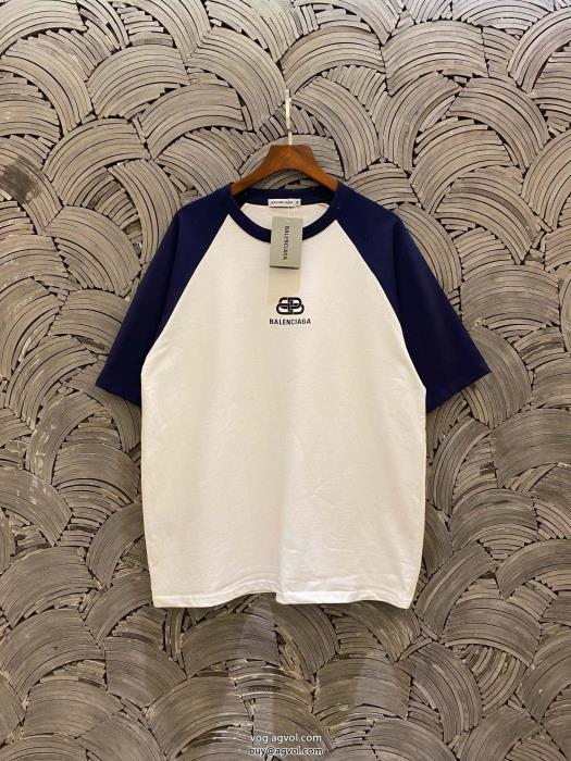 balenciaga偽 ブランド 爽やかな色合いストリートを感じさせる半袖Tシャツ_0_1