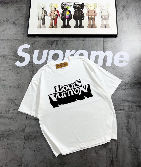 人気沸騰中！おしゃれ新品ギフト最適ルイ ヴィトンスーパー コピー ブランド半袖Tシャツ_0_1