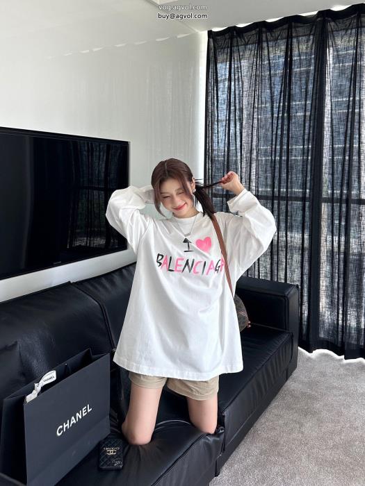長袖Tシャツbalenciaga最新先取りおしゃれなロゴ入り大人気オリジナルブランド 品 コピー_0_2