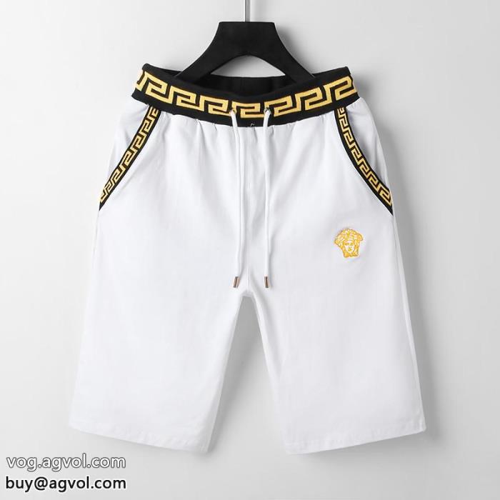 元気な印象に今シーズンのトレンドアイテムスラックスブランド アクセサリー 激安VERSACE_0_1
