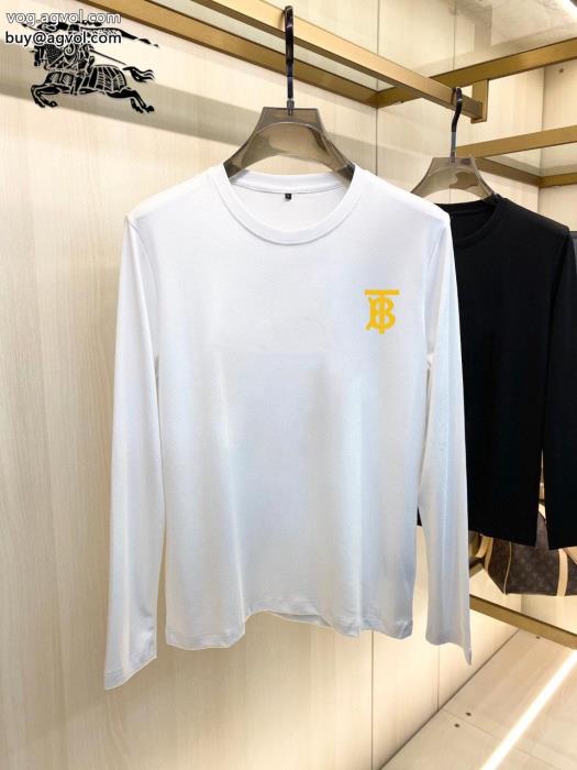 コピー 通販長袖TシャツBURBERRY清涼感あるカジュアルスタイルを綺麗に_0_0