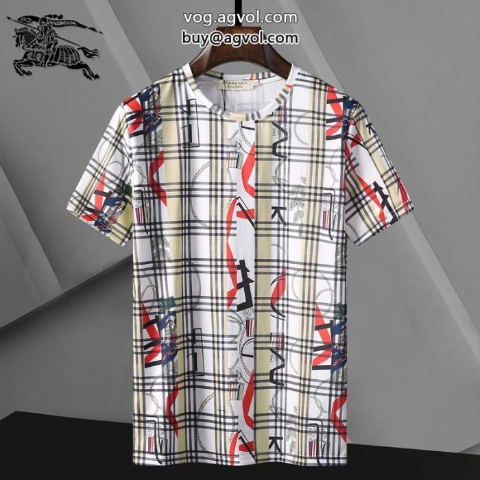 バーバリー偽 ブランド 半袖Tシャツ着回し力が抜群好印象な上品スタイル_0_1