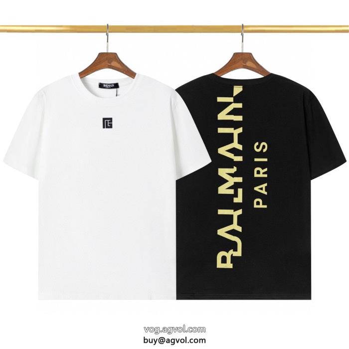 清潔感の高い新品今シーズンも人気ブランドブランド スーパー コピー 舗半袖Tシャツバルマン_0_1