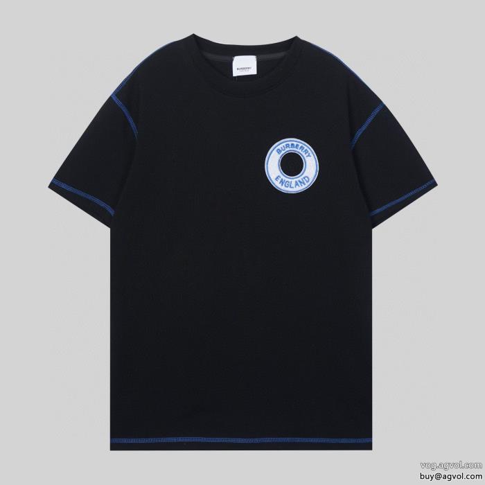 バーバリーコピー 商品 通販高級感が溢れた素敵なデザイン半袖Tシャツ_0_1