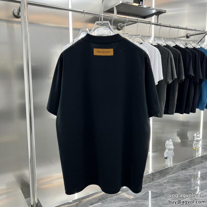 半袖Tシャツやっと見つけた国内即発上質な素材偽 ブランド 販売LOUIS VUITTON_0_1
