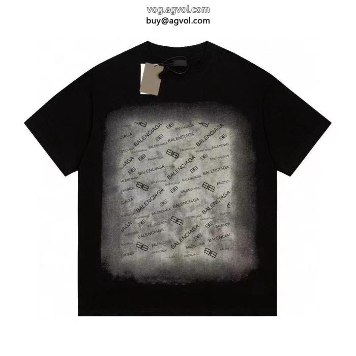 激安 ブランドbalenciagaファッション感満々意外と相性がいい半袖Tシャツ_0_0