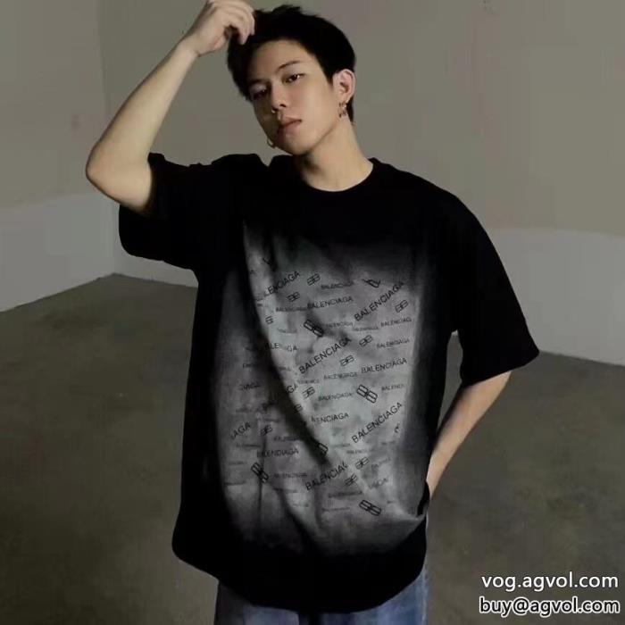 激安 ブランドbalenciagaファッション感満々意外と相性がいい半袖Tシャツ_0_2