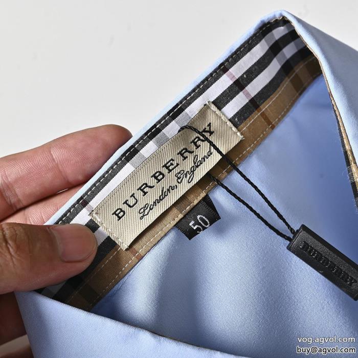激安 通販 専門カジュアル反転魅力雑誌掲載長袖シャツBURBERRY_0_2