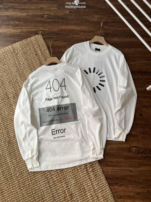 偽 ブランド 通販balenciaga透け感の持つ涼しげな印象上質なもの長袖Tシャツ_0_1