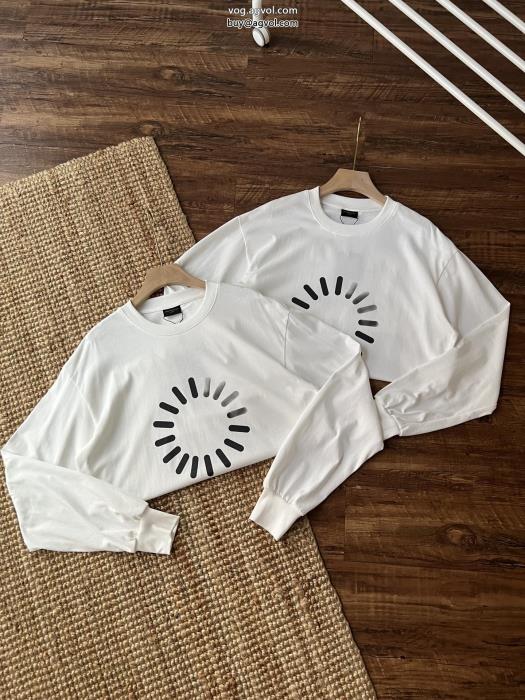 偽 ブランド 通販balenciaga透け感の持つ涼しげな印象上質なもの長袖Tシャツ_0_2