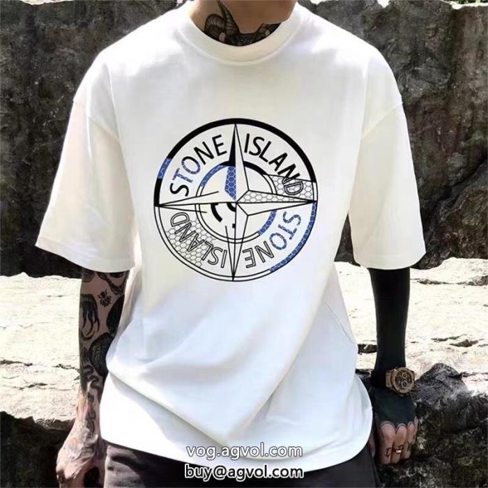 ブランド コピー s 級半袖TシャツSS23注目スタイル高い人気Stone Island_0_0