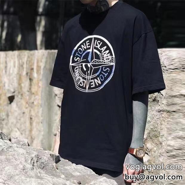 ブランド コピー s 級半袖TシャツSS23注目スタイル高い人気Stone Island_0_2