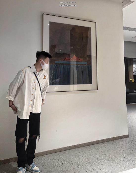 スーパー コピー 安心 LOUIS VUITTON有用性が高い便利アイテム贅沢な逸品長袖シャツ_0_2