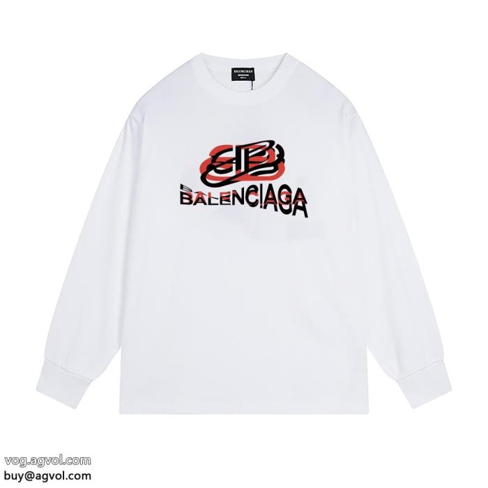 ブランド 偽物 通販長袖Tシャツbalenciaga旬の気分を絶妙に買付済み?海外即発 _0_1