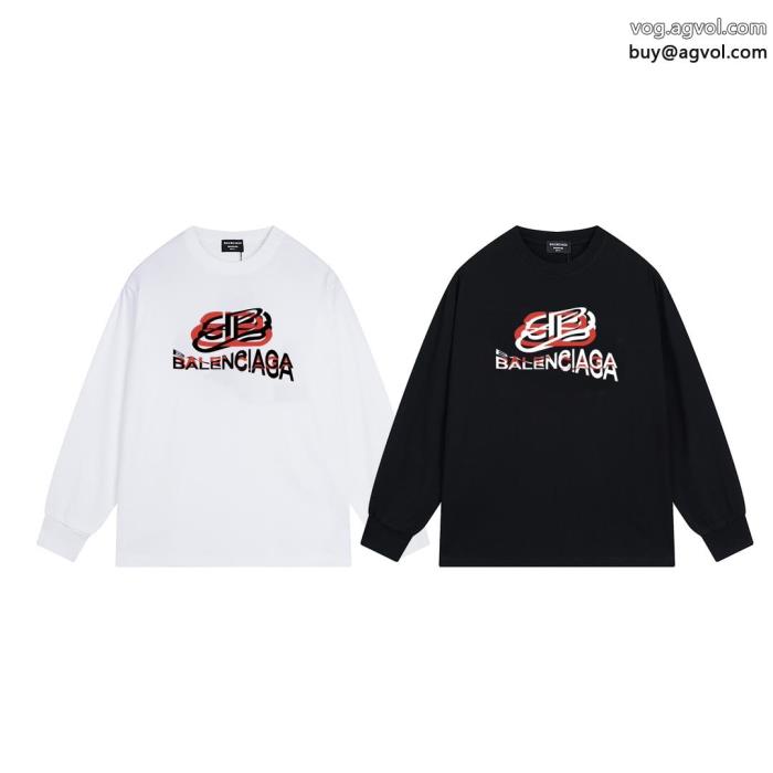 ブランド 偽物 通販長袖Tシャツbalenciaga旬の気分を絶妙に買付済み?海外即発 _0_2
