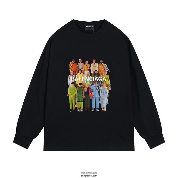 上質な素材今っぽいトレンドブランド コピー 販売balenciaga長袖Tシャツ_0_0