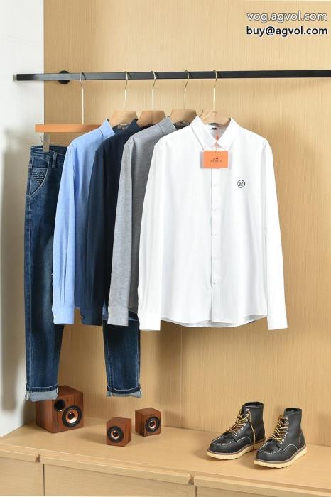 早い者勝ち23SS/大人気2023コレクション長袖シャツ偽 ブランド 販売HERMES_0_0