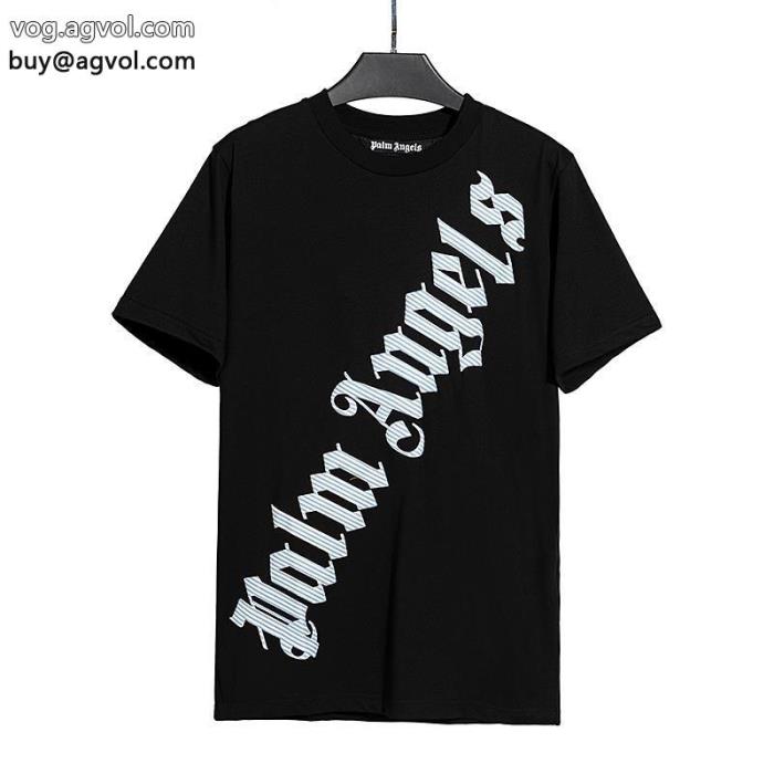 激安 ブランド 通販半袖TシャツPalm Angels在庫処分SALE大人気　男女兼用_0_1