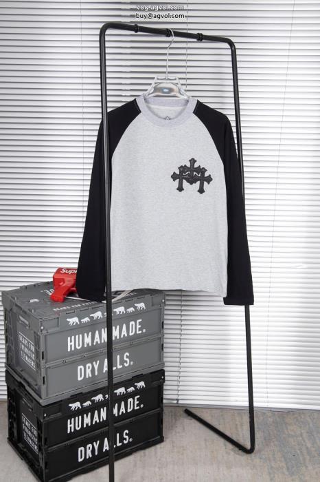 今年も人気一目ぼれスーパー コピー ブランド 通販長袖TシャツCHROME HEARTS_0_1