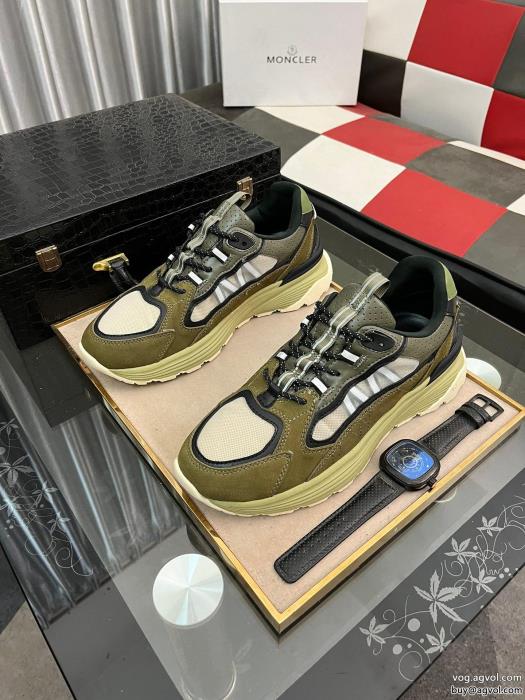 爽やかな色合い上品な印象に格上げスニーカーMONCLERコピー 品 販売_0_4