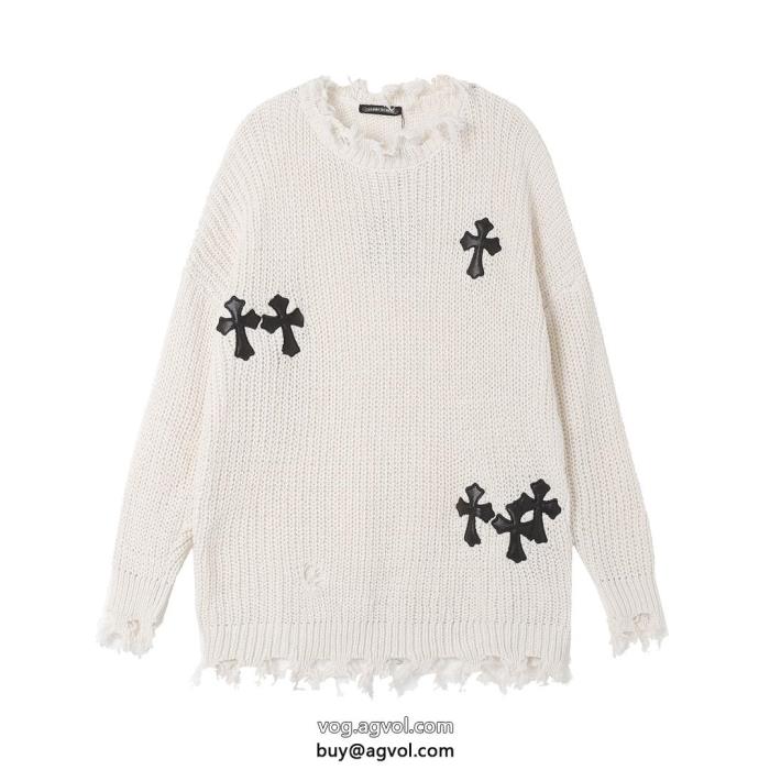 ブランド コピー 優良23新作限定版プリント上質なものセーターCHROME HEARTS_0_0