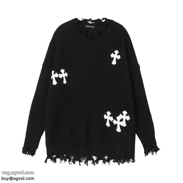 ブランド コピー 優良23新作限定版プリント上質なものセーターCHROME HEARTS_0_1