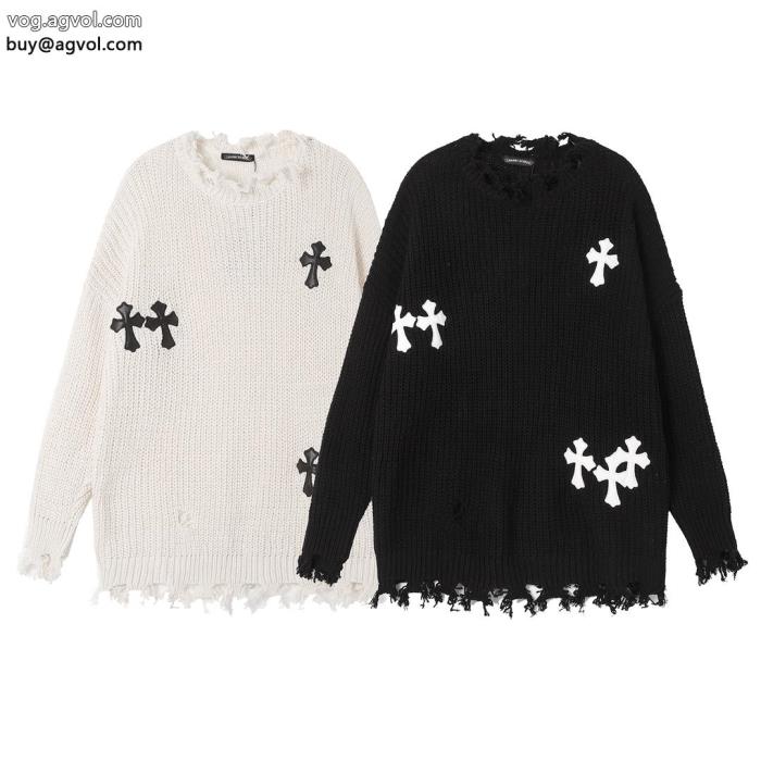 ブランド コピー 優良23新作限定版プリント上質なものセーターCHROME HEARTS_0_2