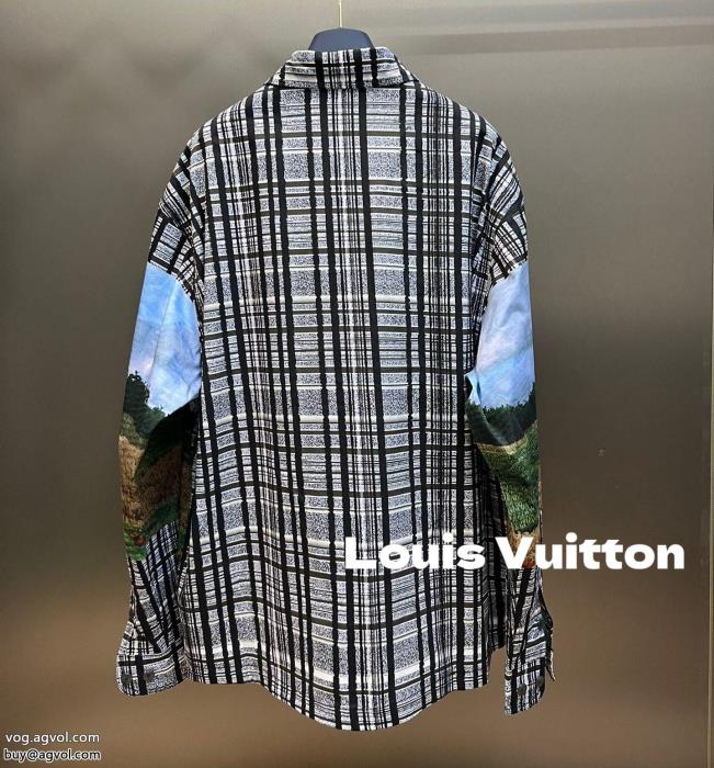 LOUIS VUITTONトレンドスタイル今季はファション感漂うスーパー コピー 安心 長袖シャツ_0_0