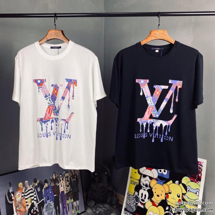 半袖Tシャツ高級感が好評ですドレスアップ効果も抜群コピー 品 販売LOUIS VUITTON_0_1