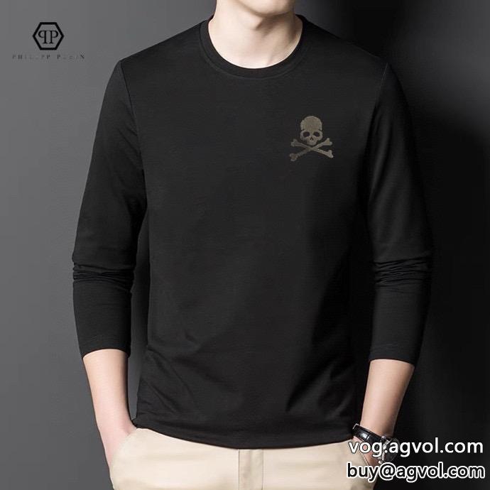 長袖TシャツPHILIPP PLEIN偽 ブランド 販売新作売切れ続出優れもの_0_1