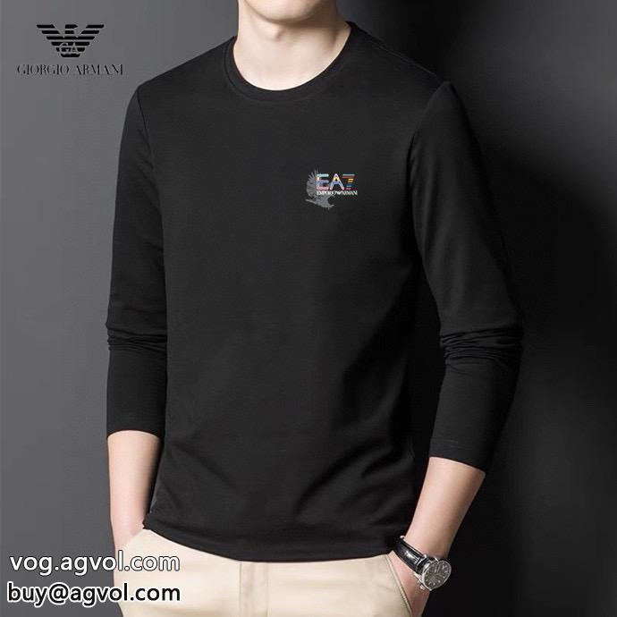 2023最新作激レアコピー ブランド 優良ARMANI長袖Tシャツ_0_1