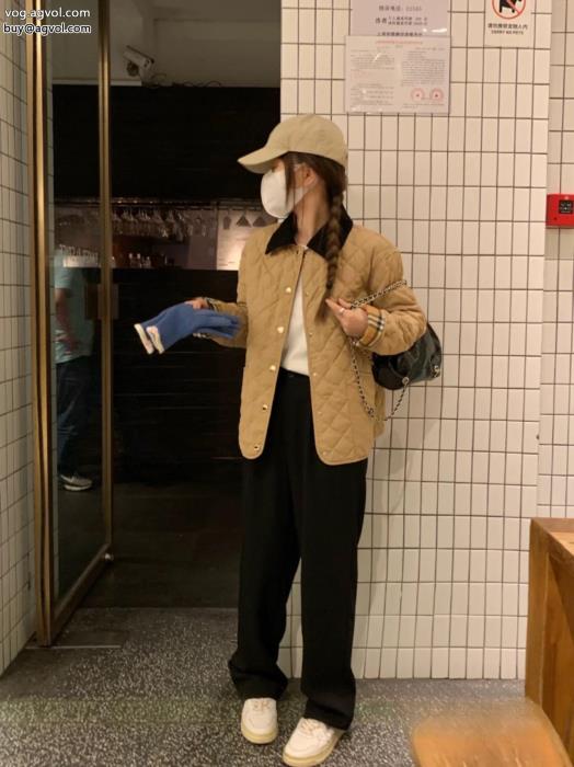 激安 ブランド綿入れの服お洒落な印象に爽やかマルチバーバリー_0_4