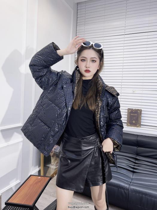 コピー 通販使い勝手の良いきれいめ派に上質ダウンジャケットフェンディ_0_0