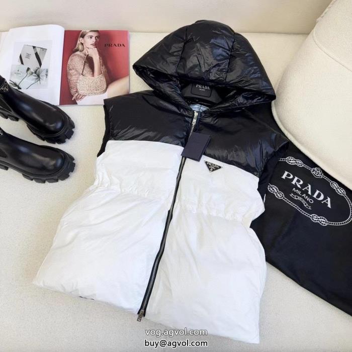 好感度が高いアイテムセールお早めに綿入れベストブランド 偽物 通販PRADA_0_3