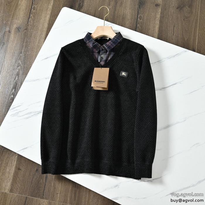 お早めにお洒落上級者BURBERRY偽物 ブランド 激安セーター_0_1