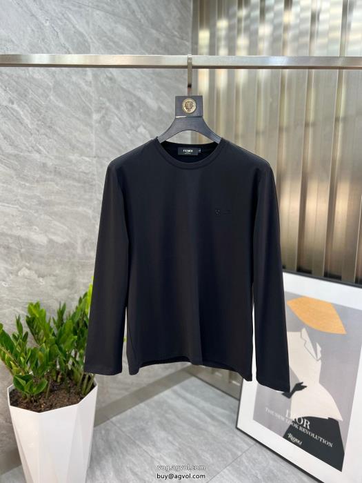 モード感の高い最終価格セールコピー ブランド長袖Tシャツフェンディ_0_3
