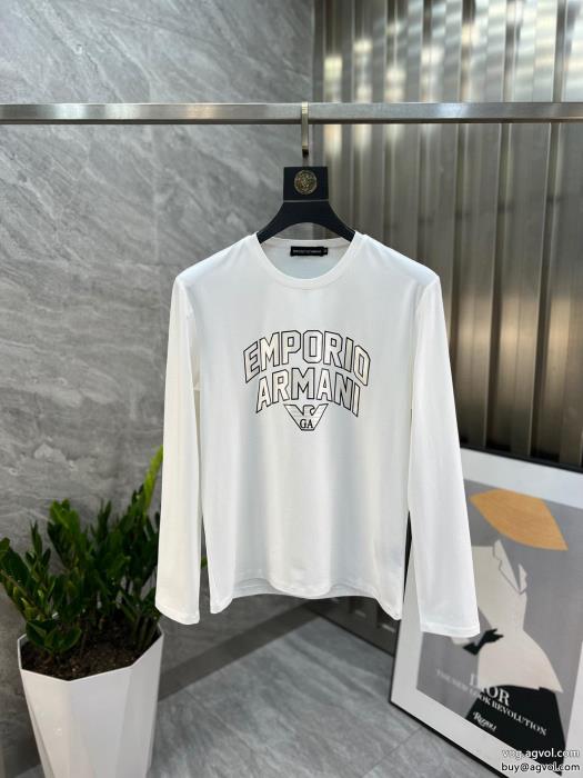 コピー ブランド 通販 安心長袖TシャツARMANI上質感快適な着心地_0_1