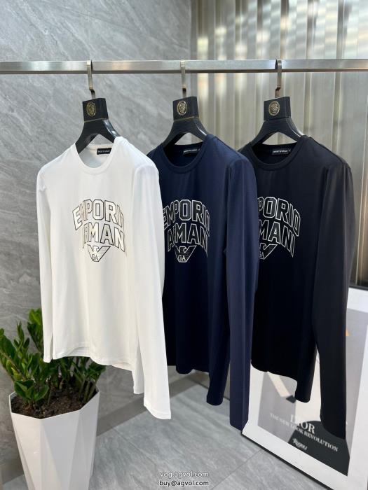 コピー ブランド 通販 安心長袖TシャツARMANI上質感快適な着心地_0_3