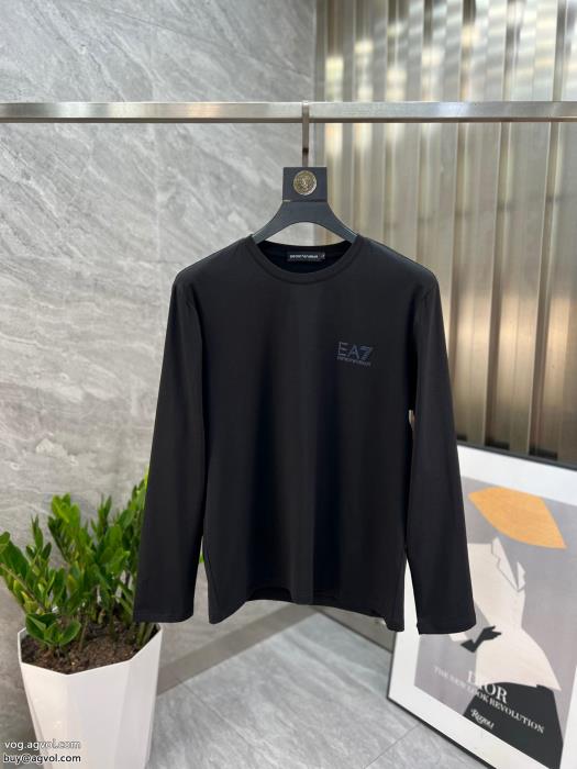 ARMANI入荷予定爽やかすぎない大人の印象にコピー ブランド長袖Tシャツ_0_0