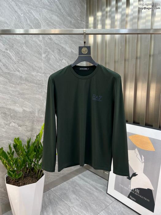 ARMANI入荷予定爽やかすぎない大人の印象にコピー ブランド長袖Tシャツ_0_1