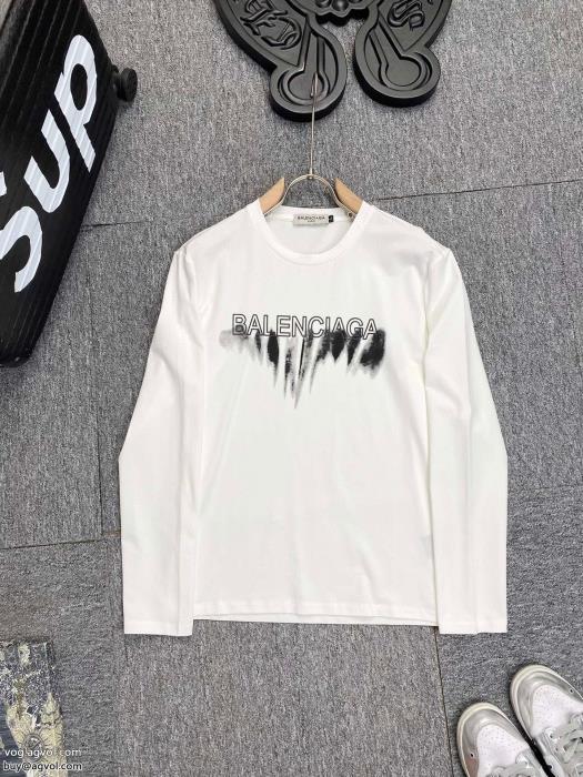 偽 ブランドジュアル感強めの着大注目balenciaga長袖Tシャツ_0_2