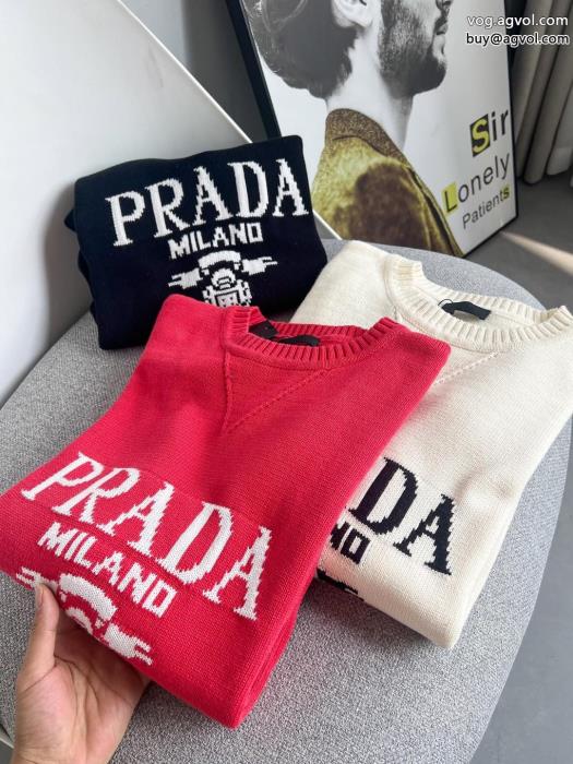 PRADAセーターオンライン限定商品販売店舗限定モデルブランド フェイク_0_3